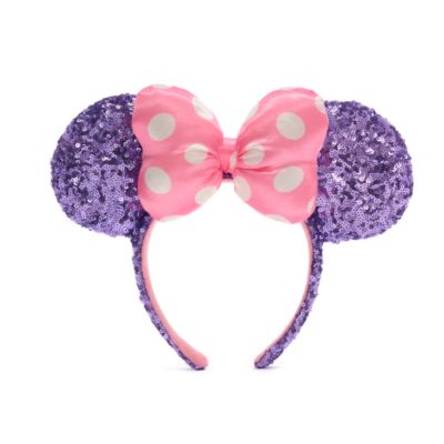 Vincha con Orejas Disney Store Minnie Mouse Bebé Fucsia DISNEY